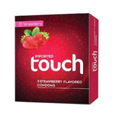 Touch Strawberry Flavor 3 Condoms - Well Pakistan
