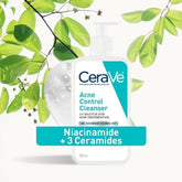 Cerave Acne Control Cleanser 2% Salicylic Acid Acne Treatment 355Ml - Well Pakistan