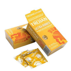 Trojan Ultra Ribbed-Condoms - Well Pakistan