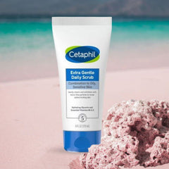 Cetaphil Extra Gentle Daily Scrub Combination To Oily Sensitive Skin 178Ml - Well Pakistan