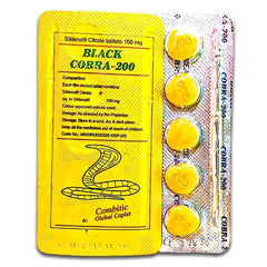 Black Cobra 200mg instant erection Pills