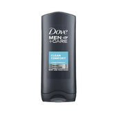 Dove Men + Care Clean Comfort Hydrating Body + Face Wash, 400ml - Well Pakistan