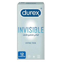 Durex Invisible Extra Thin Condoms, 12 Ct