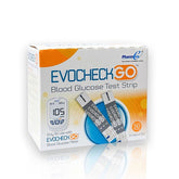 EVOCHECK GO BLOOD GLUCOSE TEST STRIPS - Well Pakistan