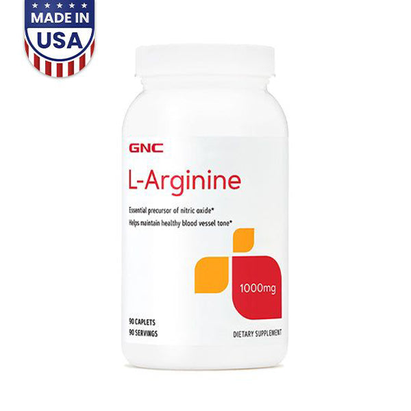 GNC L-Arginine 1000mg, 90 Ct - Well Pakistan