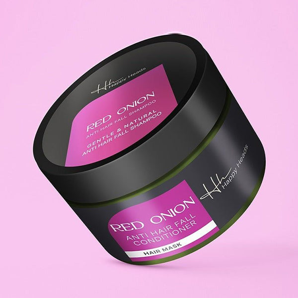 Happy Heads Red onion anti Hair Fall Mask. - Well Pakistan