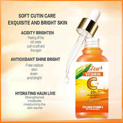 Liru Collagen Vitamin C Serum Orange. - Well Pakistan