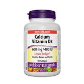 Webber Naturals Calcium with Vitamin D3 - Well Pakistan