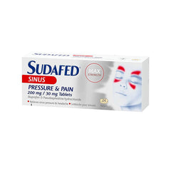 Sudafed Sinus Pressure & Pain 24 CT - Well Pakistan