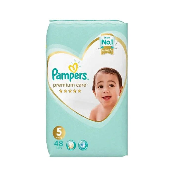 Pampers Premium Care Diapers Size 5, 48 Ct