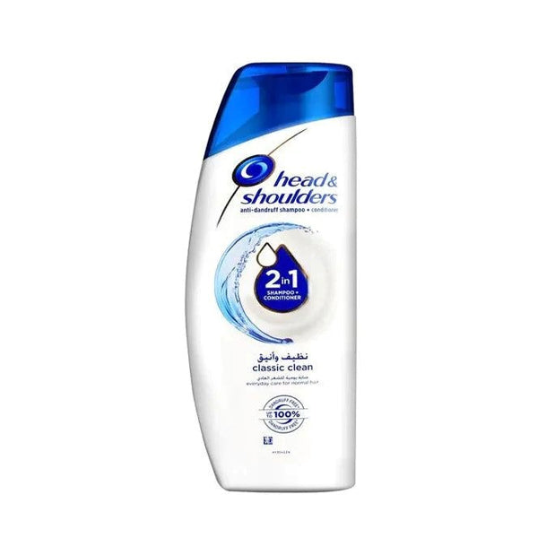 Head & Shoulders 2-in-1 Classic Clean Anti-dandruff Shampoo + Conditioner, 190ml