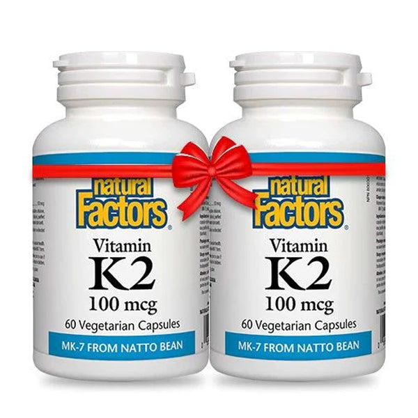 Bundle Pack - Natural Factors Vitamin K2 60 Ct