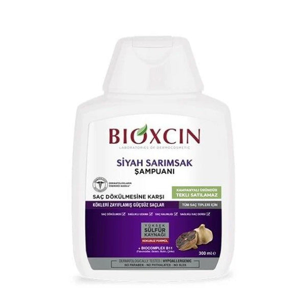 Bioxcin Black Garlic Shampoo 300Ml