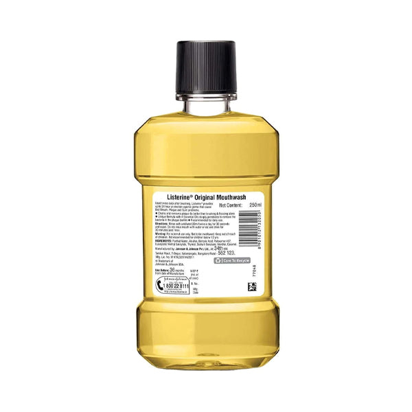 Listerine Antiseptic Mouthwash Original, 250ml - Well Pakistan
