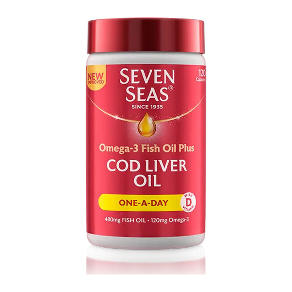 Seven Seas Cod Liver Oil One a Day – 120 Caps