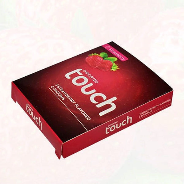 Touch Strawberry Flavor 3 Condoms - Well Pakistan
