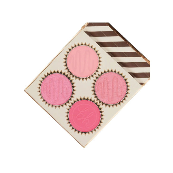 Bh Cosmetics Chocolate Strawberry Truffle 4 Color Blush Palette - Well Pakistan