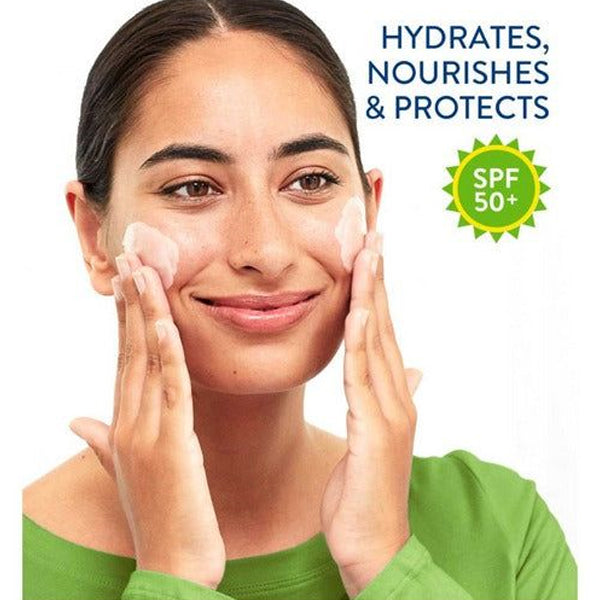 Cetaphil Daily Defence Moisturiser Face Sensitive Skin Spf 50+ UVA 50G - Well Pakistan