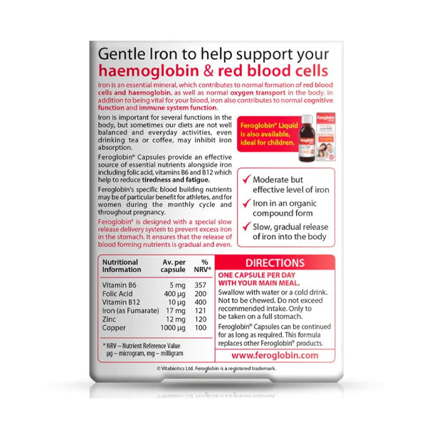 Vitabiotics Feroglobin - Well Pakistan