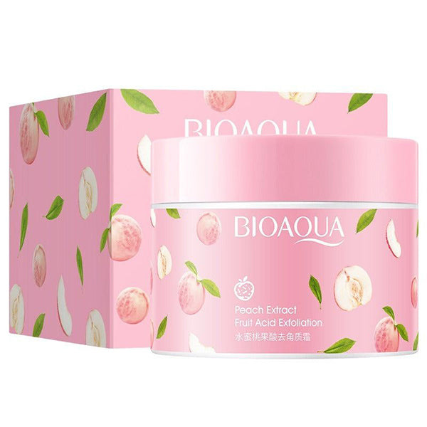 BioAqua Peach Extract Exfoliating Face Gel Cream - Well Pakistan