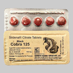 Black Cobra 125mg Tablets 