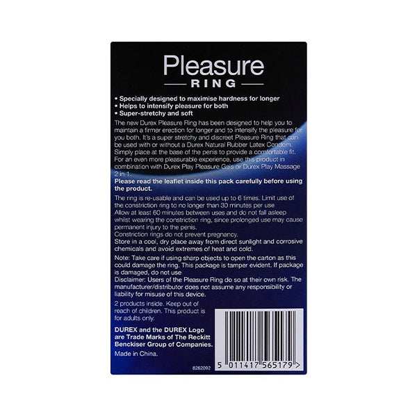 Durex Pleasure Ring Intense Pleasure Ring 2-Pack - Well Pakistan