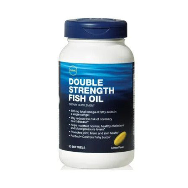 GNC Double Strength Fish Oil 90Ct