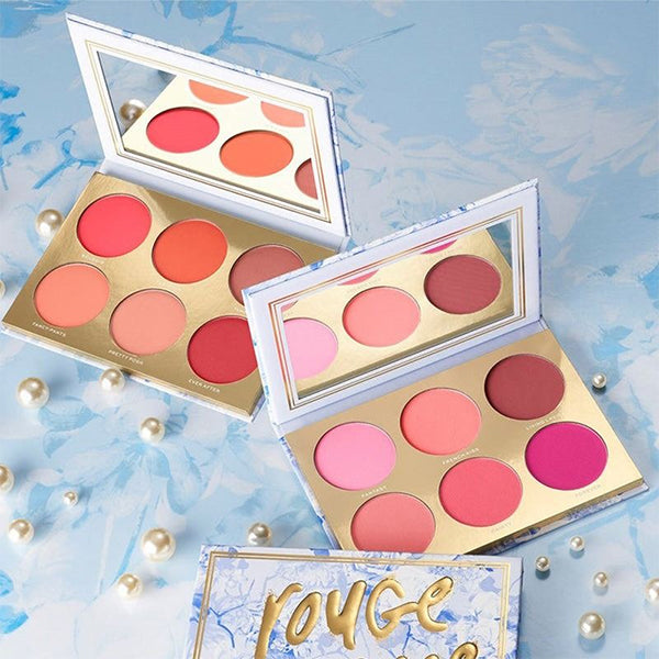 Jaclyn Cosmetics Rouge Romance Blush Palette Rouge Affair.