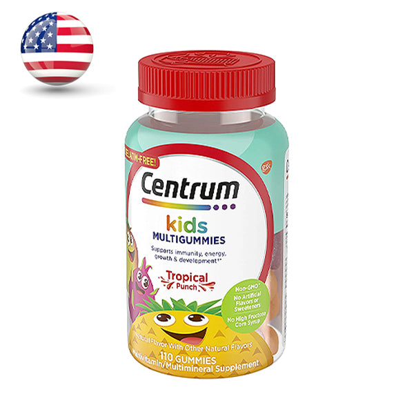 Centrum Kids' Multivitamin Gummies - Tropical Fruit - 110ct