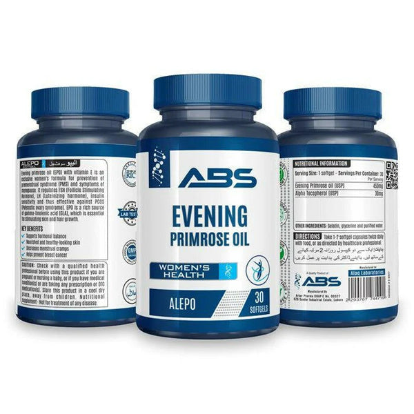 ABS Alepo Evening Primrose Oil, 30 Ct