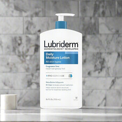 Lubriderm Daily Moisture Lotion Normal To Dry Skin Fragrance Free 709Ml.