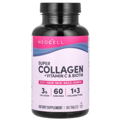 NeoCell Super Collagen + Vitamin C & Biotin, 180 Ct.