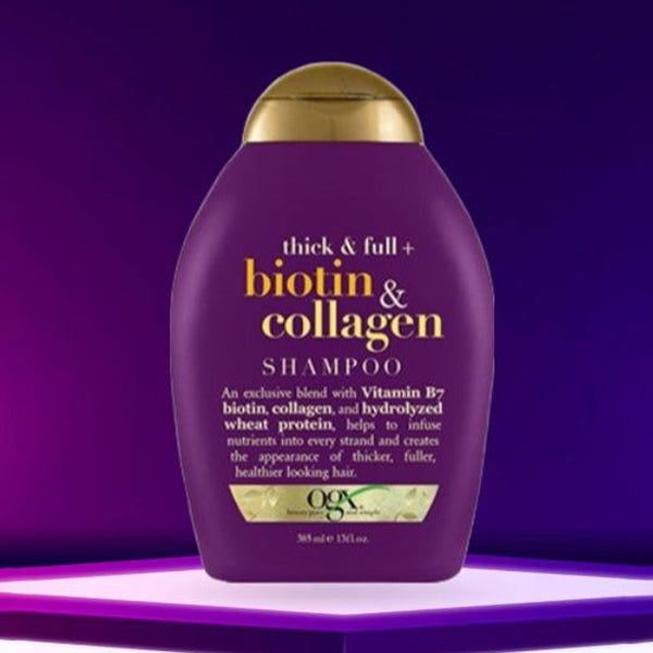 Ogx Thick & Full + Biotin & Collagen Shampoo 385Ml.