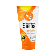 Rivaj Whitening & Vanishing Sunblock SPF-60, 120ml.