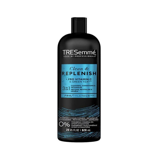 TRESemme 3 in 1 Clean & Replenish Shampoo, 828ml.