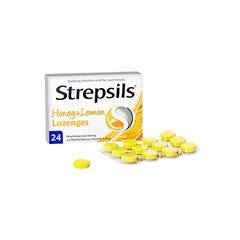 Strepsils Honey & Lemon 24 CT UK Imported